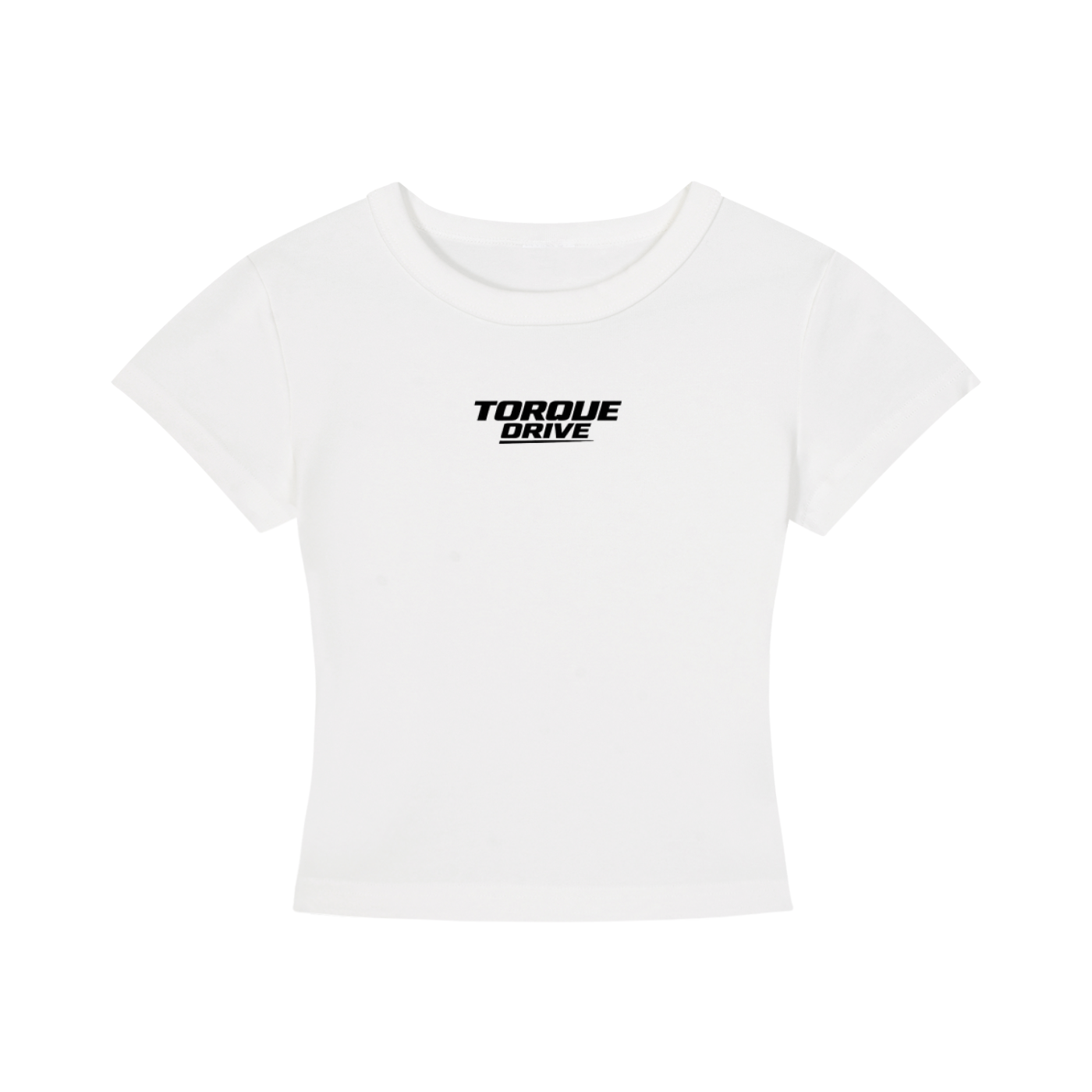 Women's torque drive Cropped baby tee