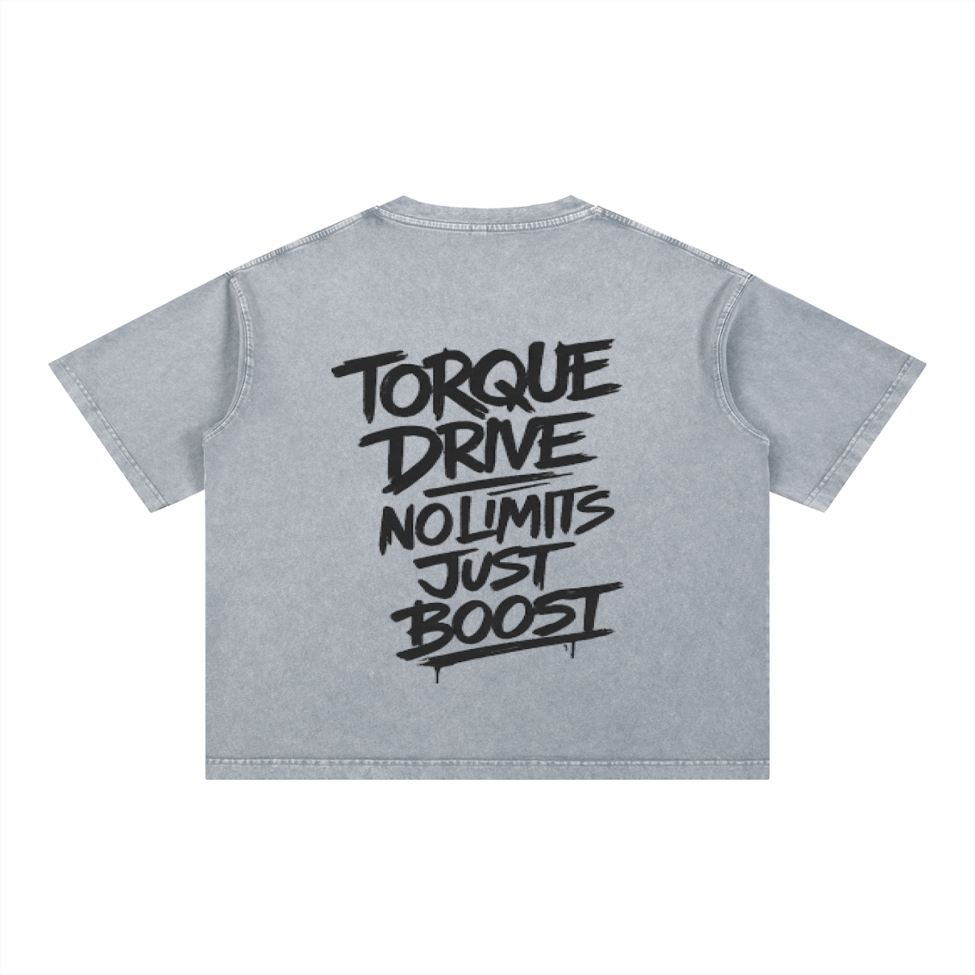 Mineral Wash Boxy Cotton T-Shirt