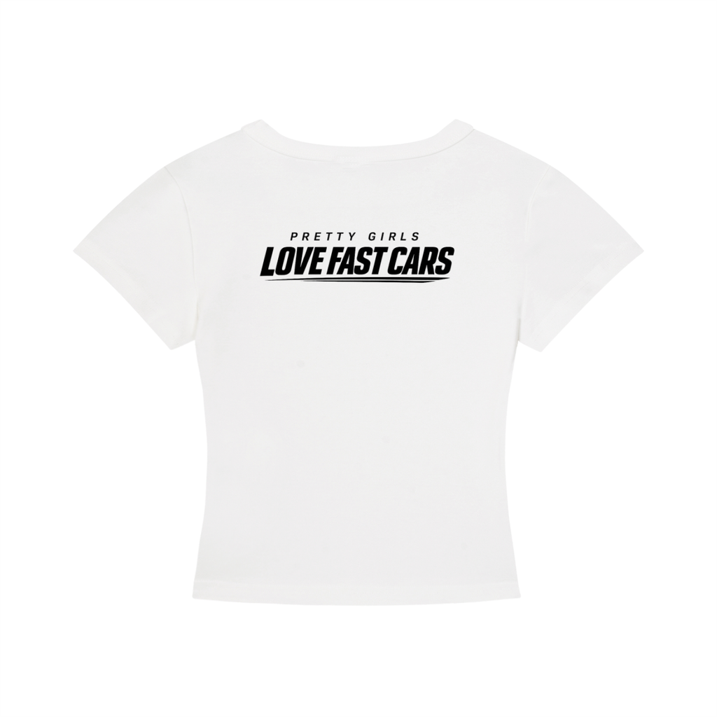 Women's torque drive Cropped baby tee