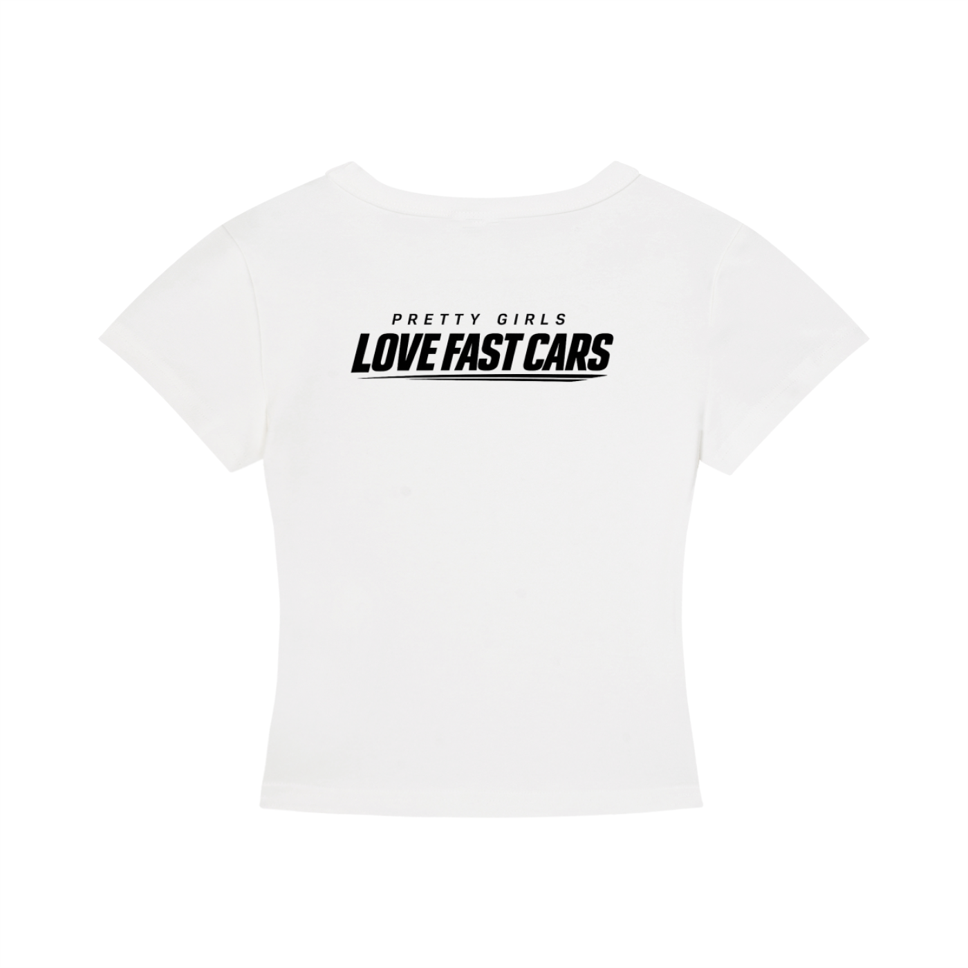 Women's torque drive Cropped baby tee