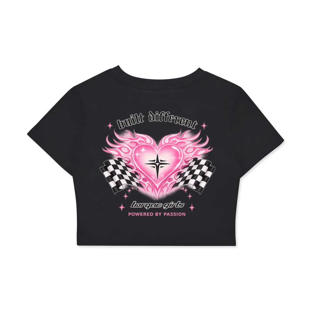 Fitted Crop Cotton T-Shirt