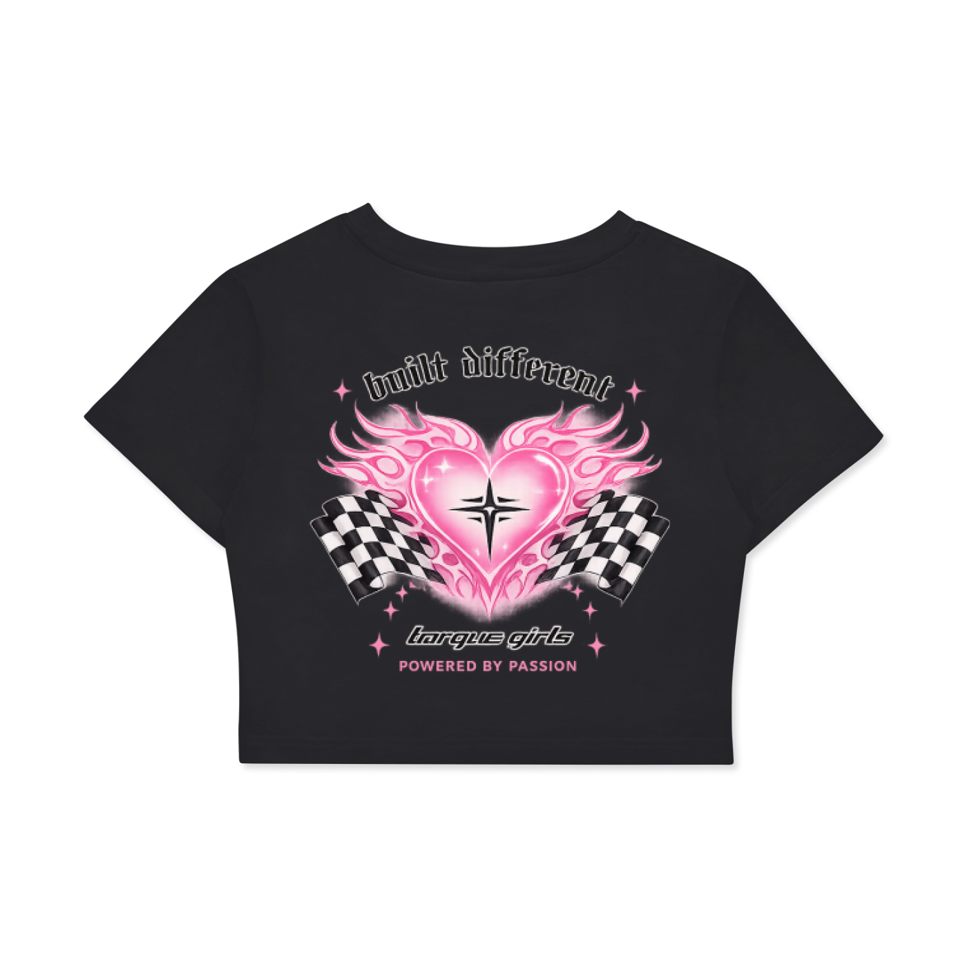 Fitted Crop Cotton T-Shirt