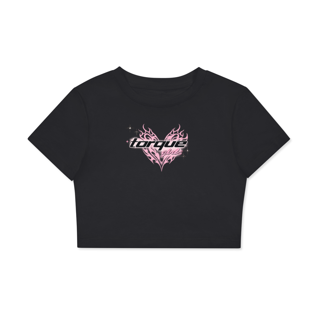 Fitted Crop Cotton T-Shirt