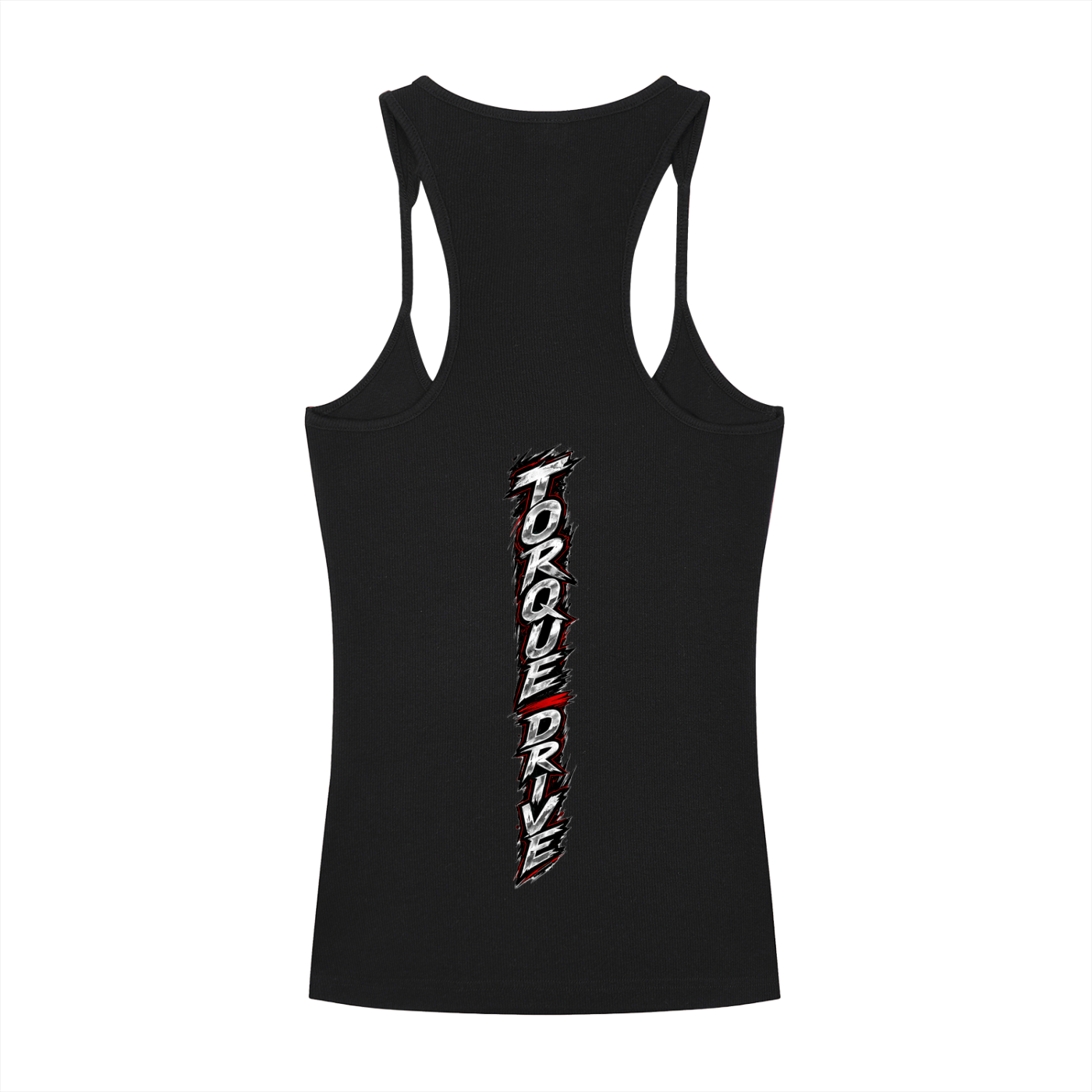Womans torque drive Slim Fit Ribbed Racerback Tank Top