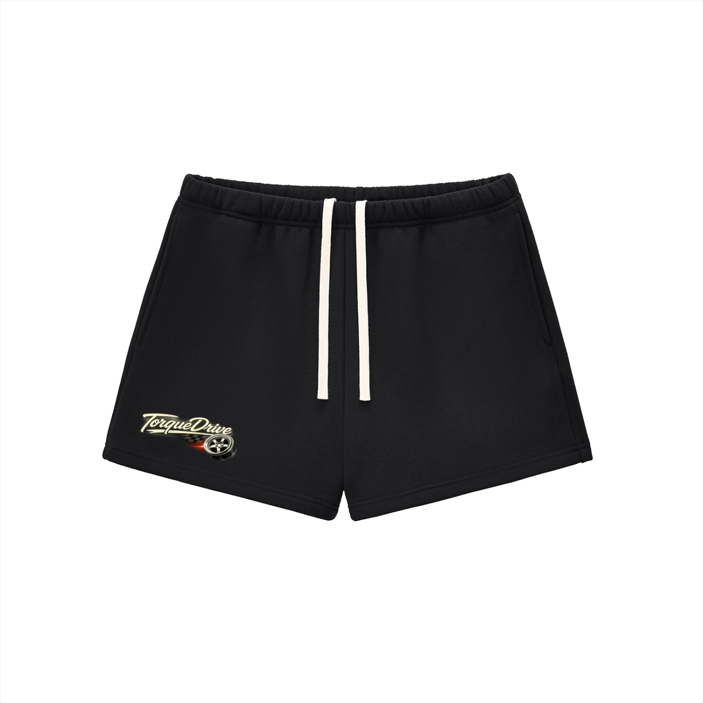 Womans Essential Fleece Torque Drive Drawstring Sweatshorts