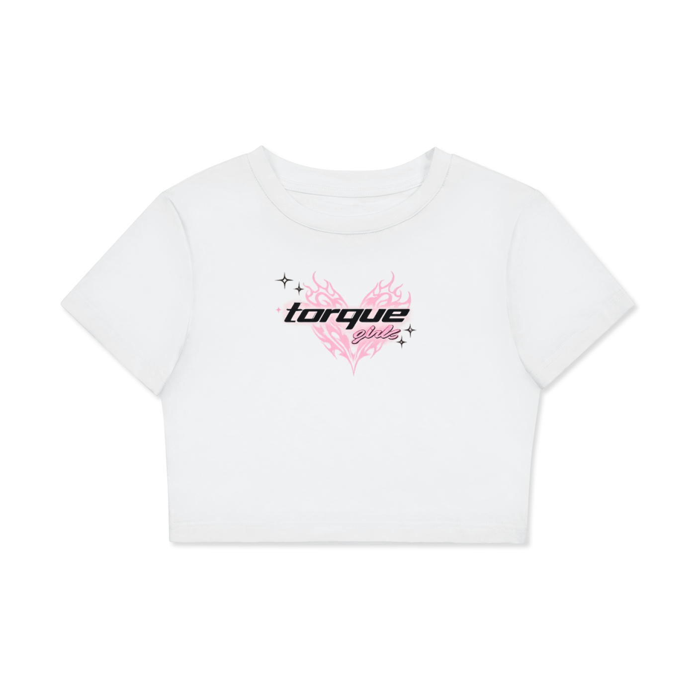 Fitted Crop Cotton T-Shirt