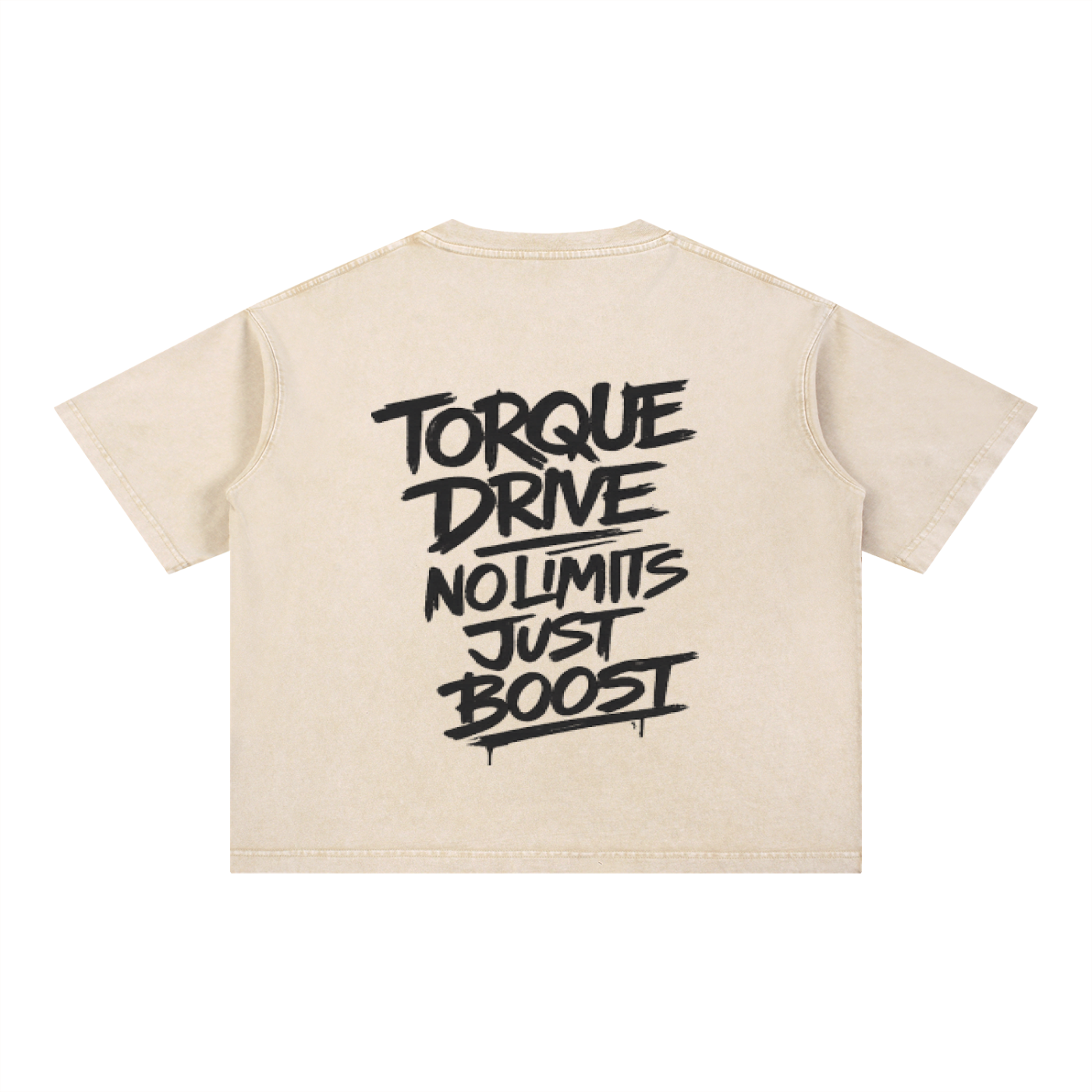 Mineral Wash Boxy Cotton T-Shirt
