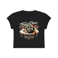 Women's Slim-Fit Torque Drive Cropped T-Shirt