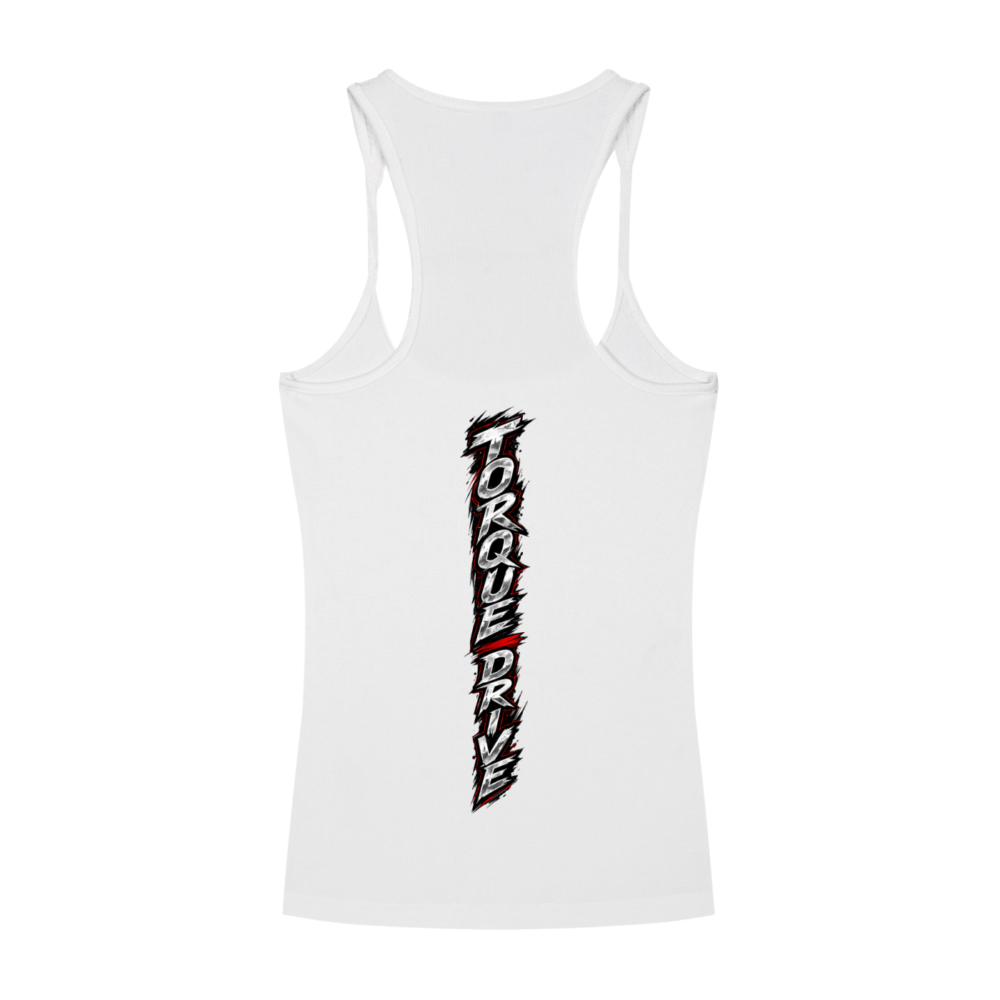 Womans torque drive Slim Fit Ribbed Racerback Tank Top