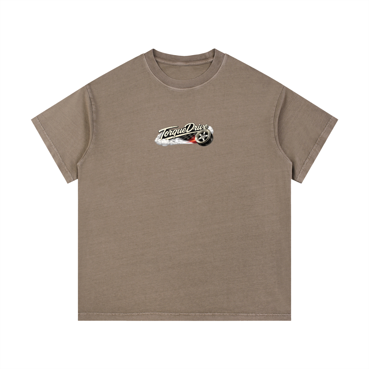 Mens Vintage Wash Torque Drive Cotton T-Shirt