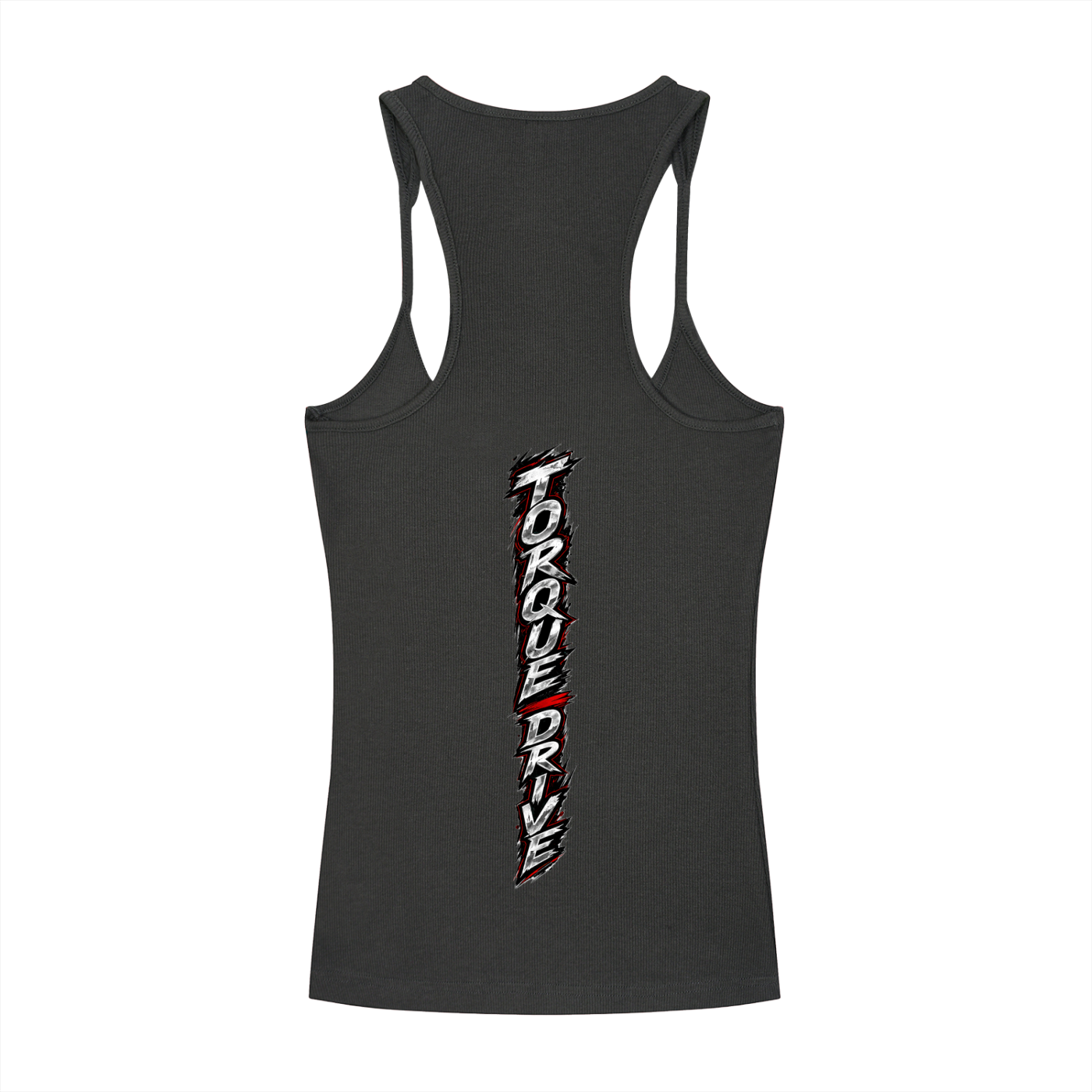 Womans torque drive Slim Fit Ribbed Racerback Tank Top