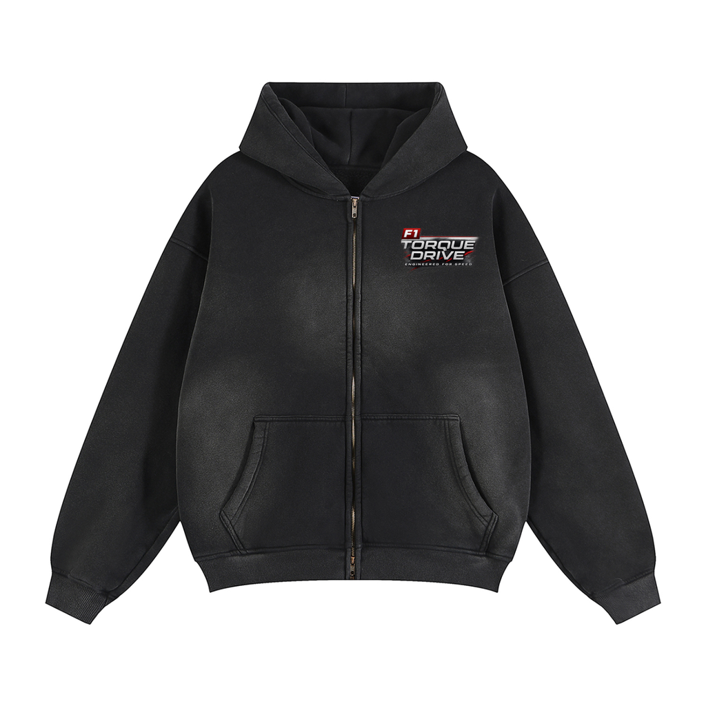 Sunfade Two-way Zipper F1 Torque Drive Hoodie