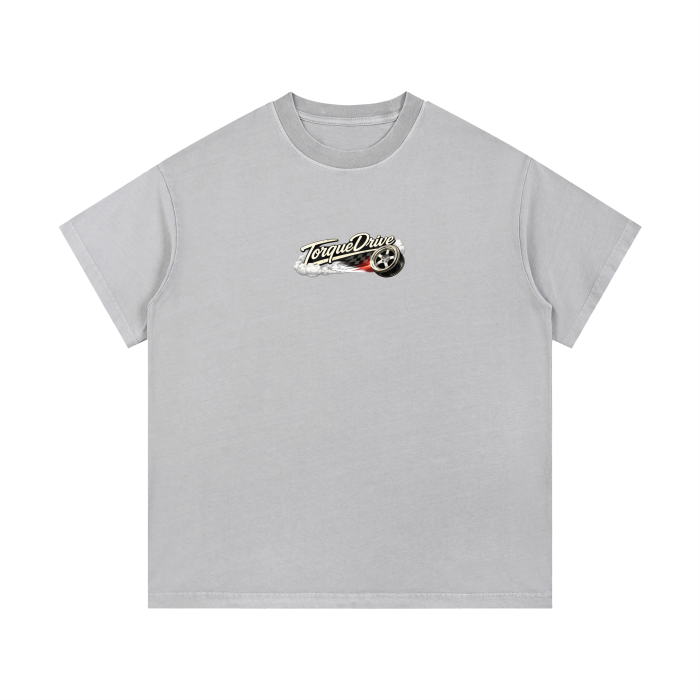 Mens Vintage Wash Torque Drive Cotton T-Shirt