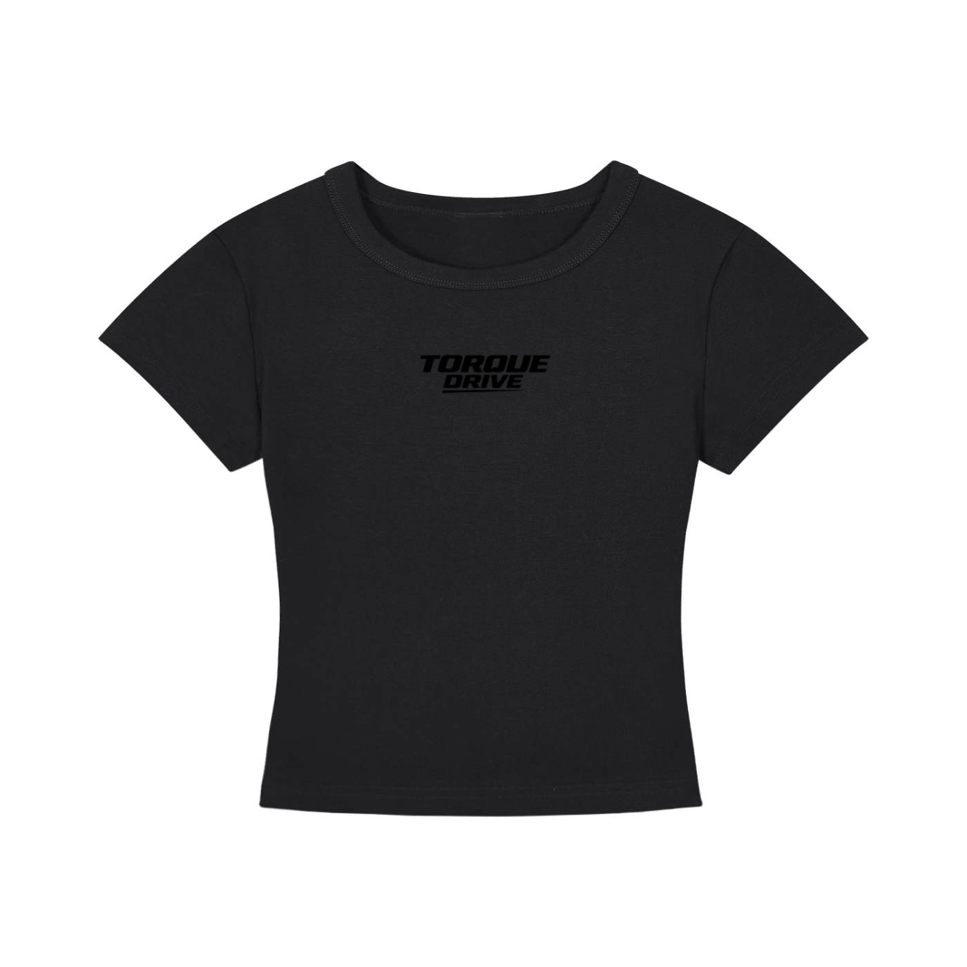Women's torque drive Cropped baby tee