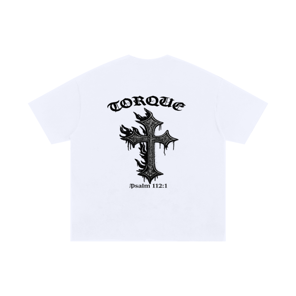 Torque Drive Cross design Oversized T-Shirt