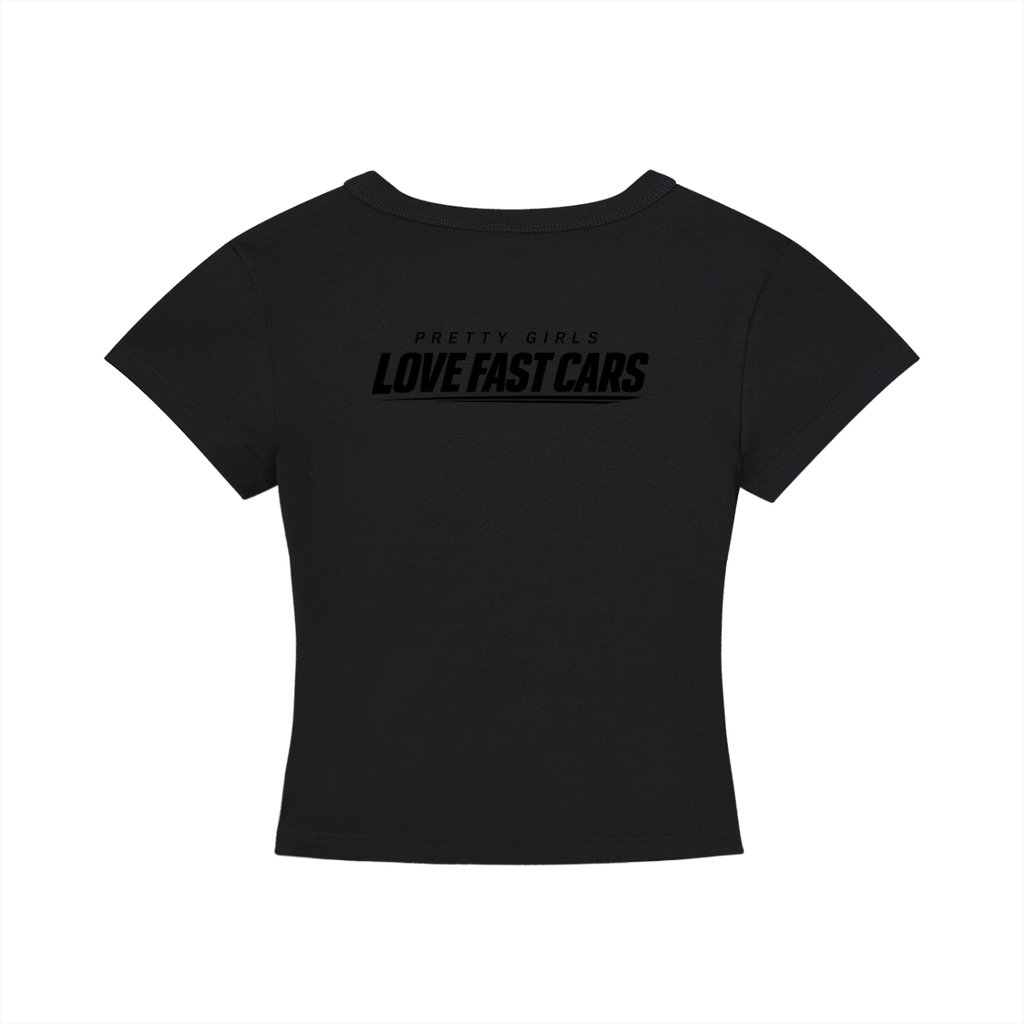 Women's torque drive Cropped baby tee