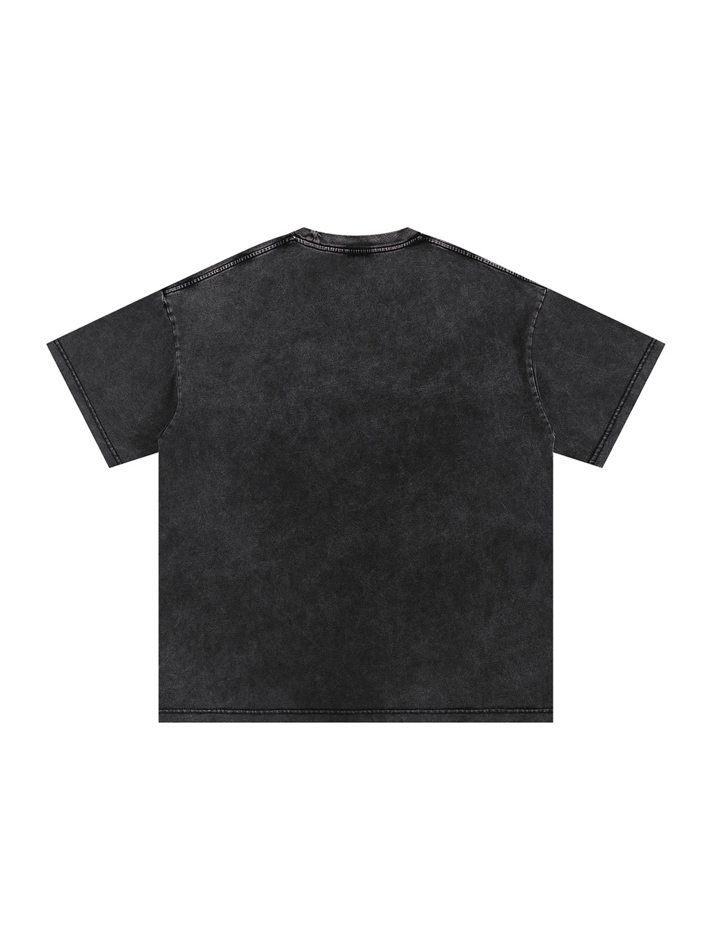 Snow Washed Torque Drive Oversized Cotton T-Shirt