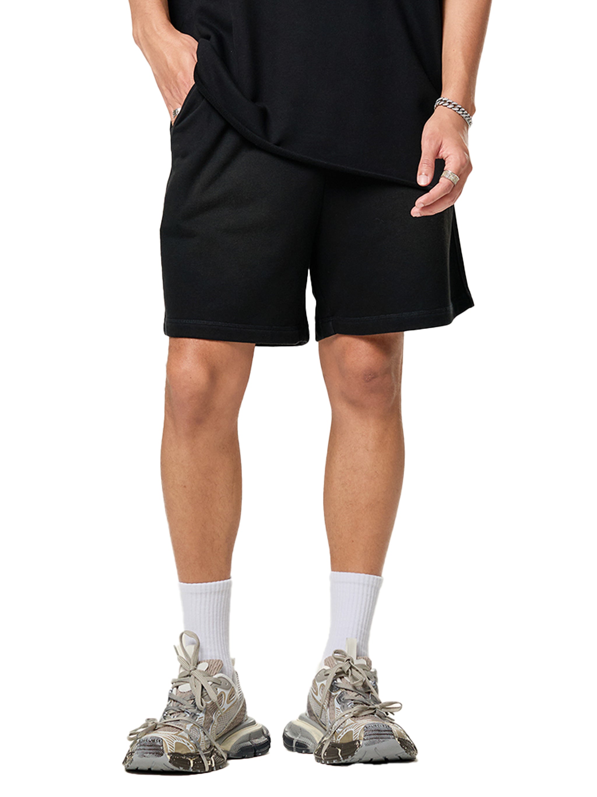 Mens Sun Fade Raw Edge torque drive shorts