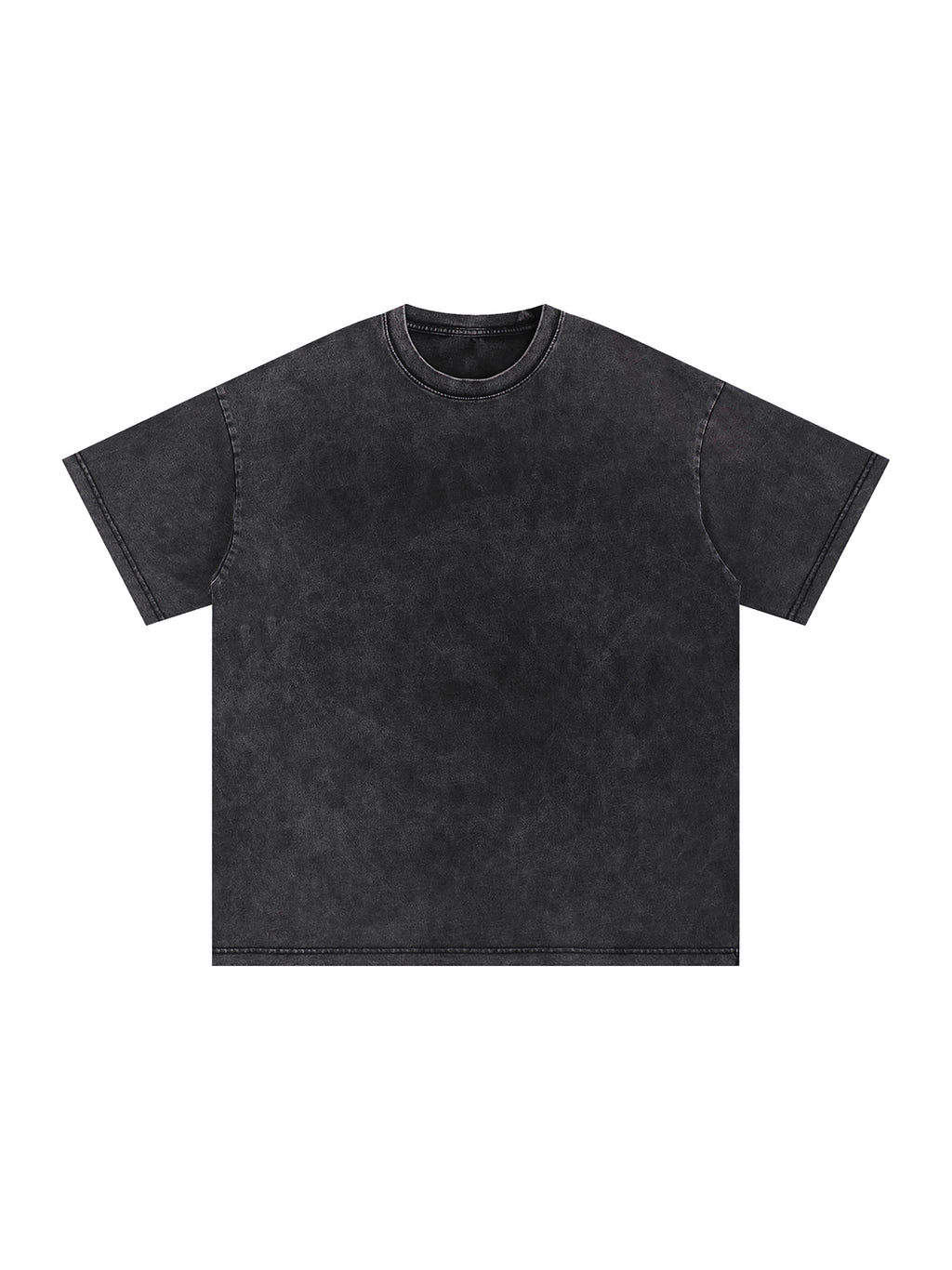 Snow Washed Torque Drive Oversized Cotton T-Shirt