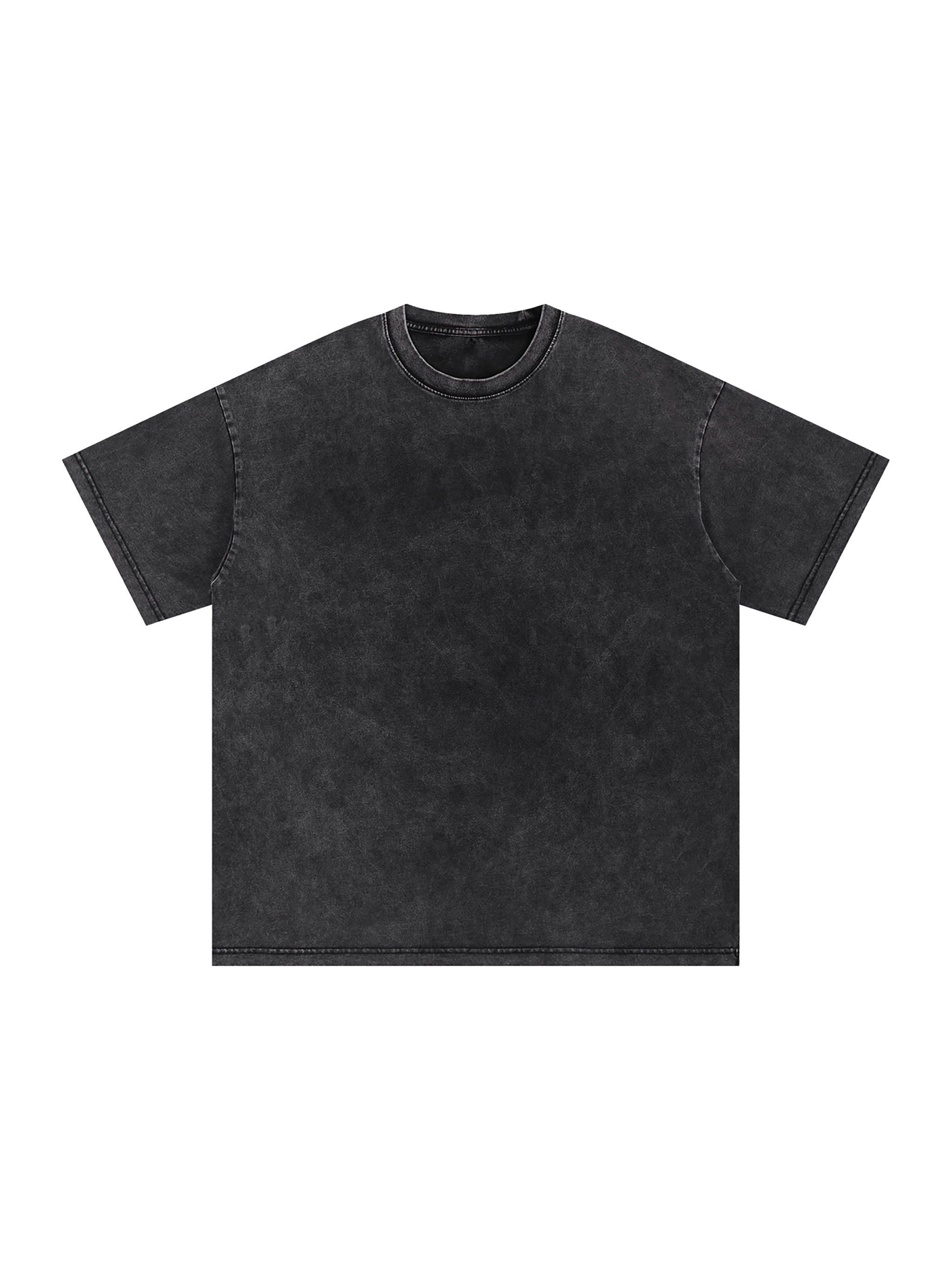 Snow Washed Torque Drive Oversized Cotton T-Shirt