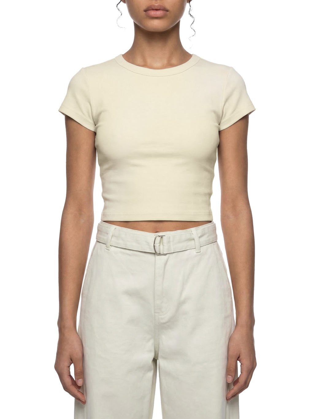 Women's torque drive Cropped baby tee
