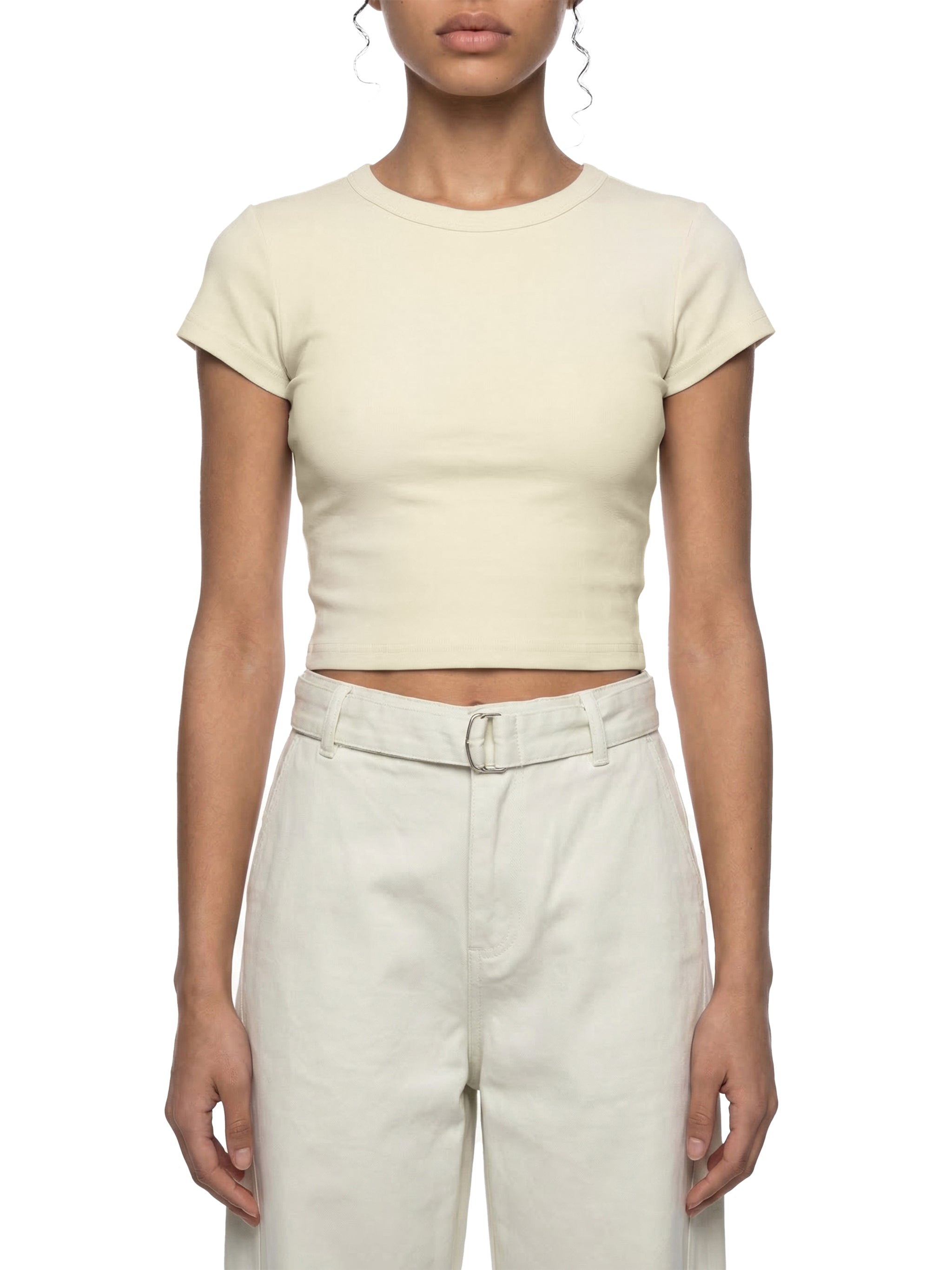 Women's torque drive Cropped baby tee