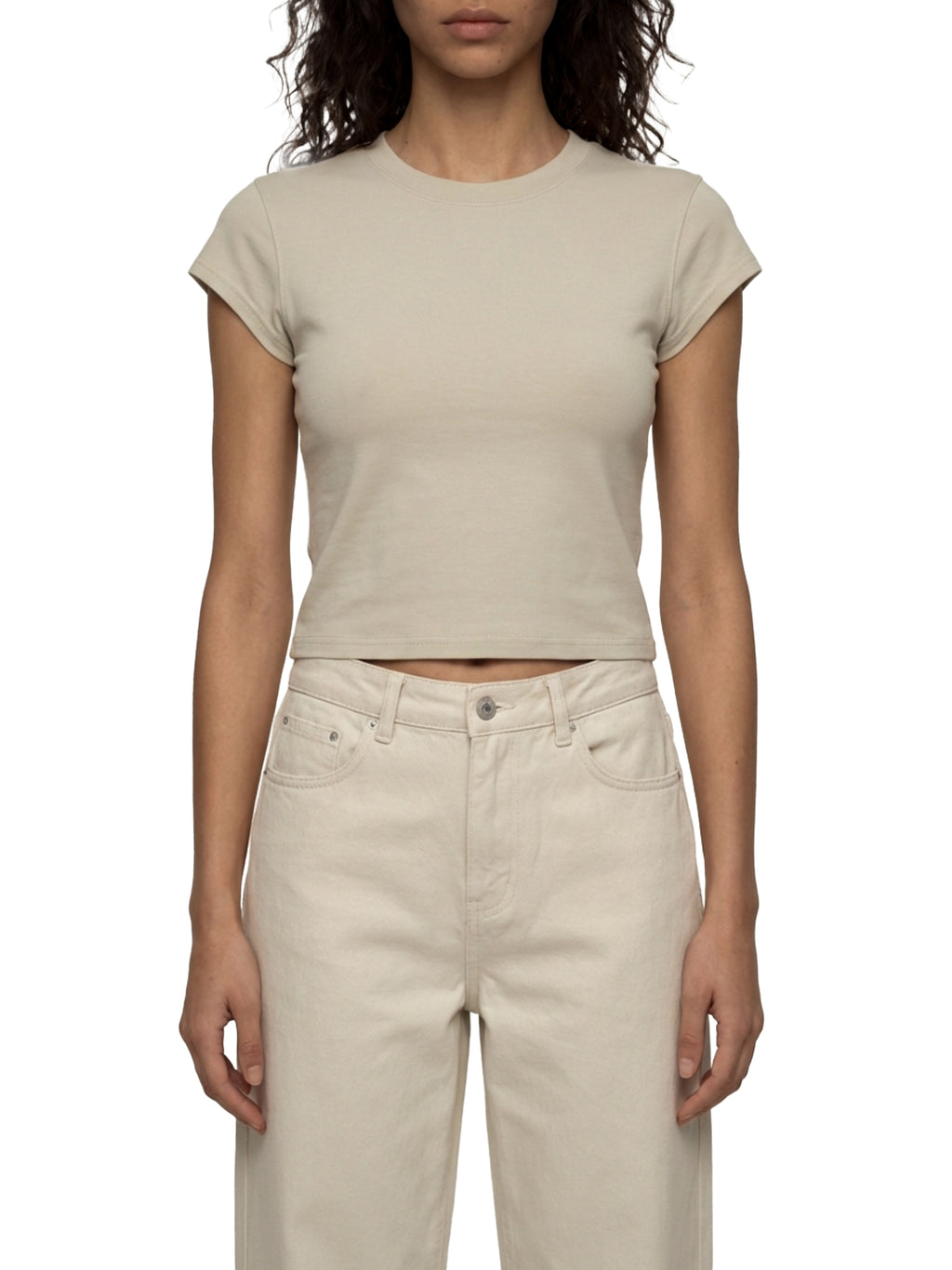 Women's Slim-Fit Torque Drive Cropped T-Shirt