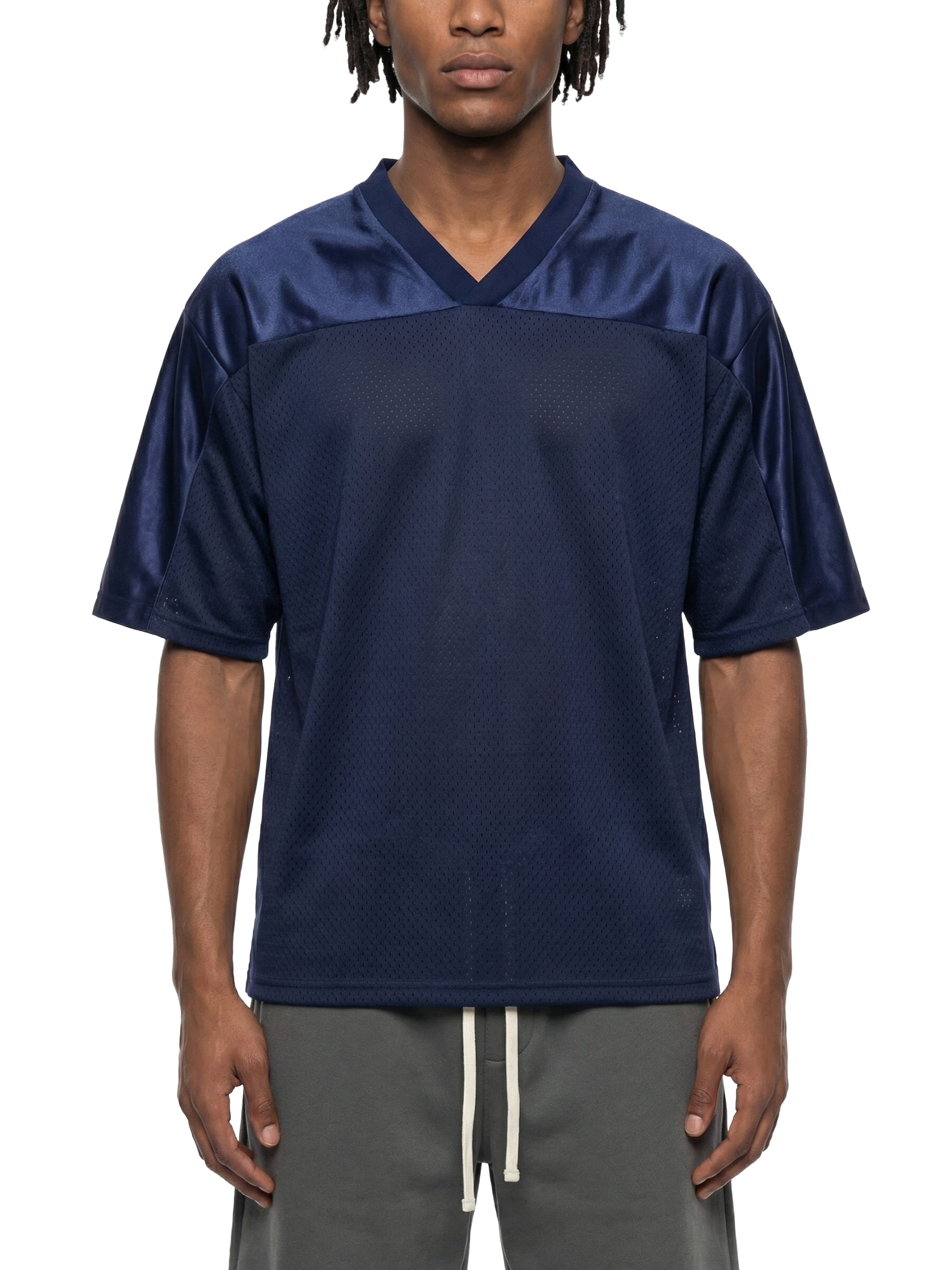 Oversized Mesh V-Neck Torque Drive Jersey